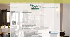 Desktop Screenshot of klenkes-gasthaus.de